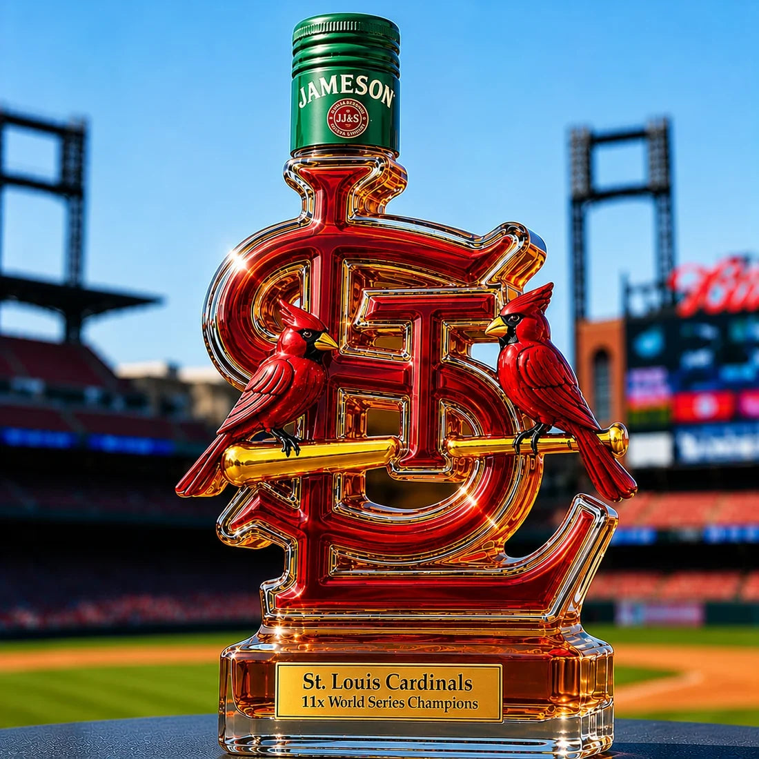 St. Louis Cardinals Limited Edition Whiskey Bottle