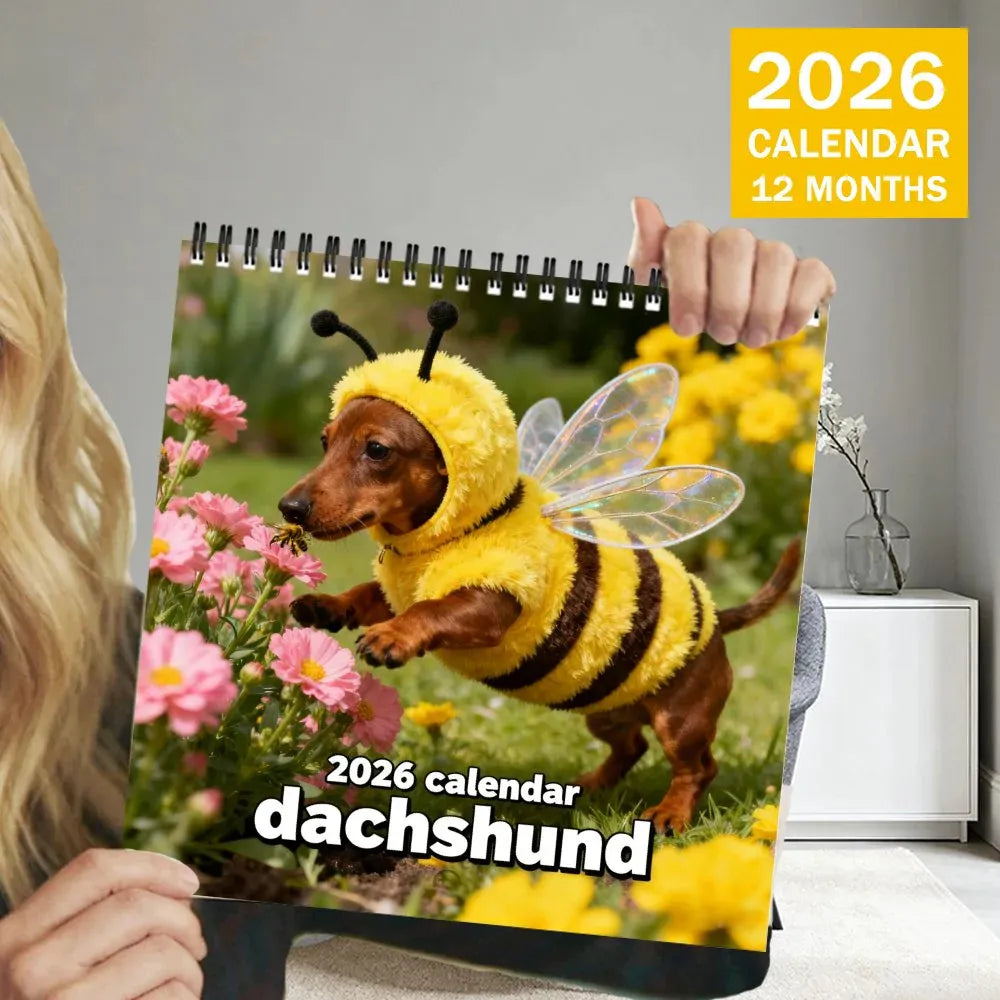 2026 Dachshund Wall Calendar