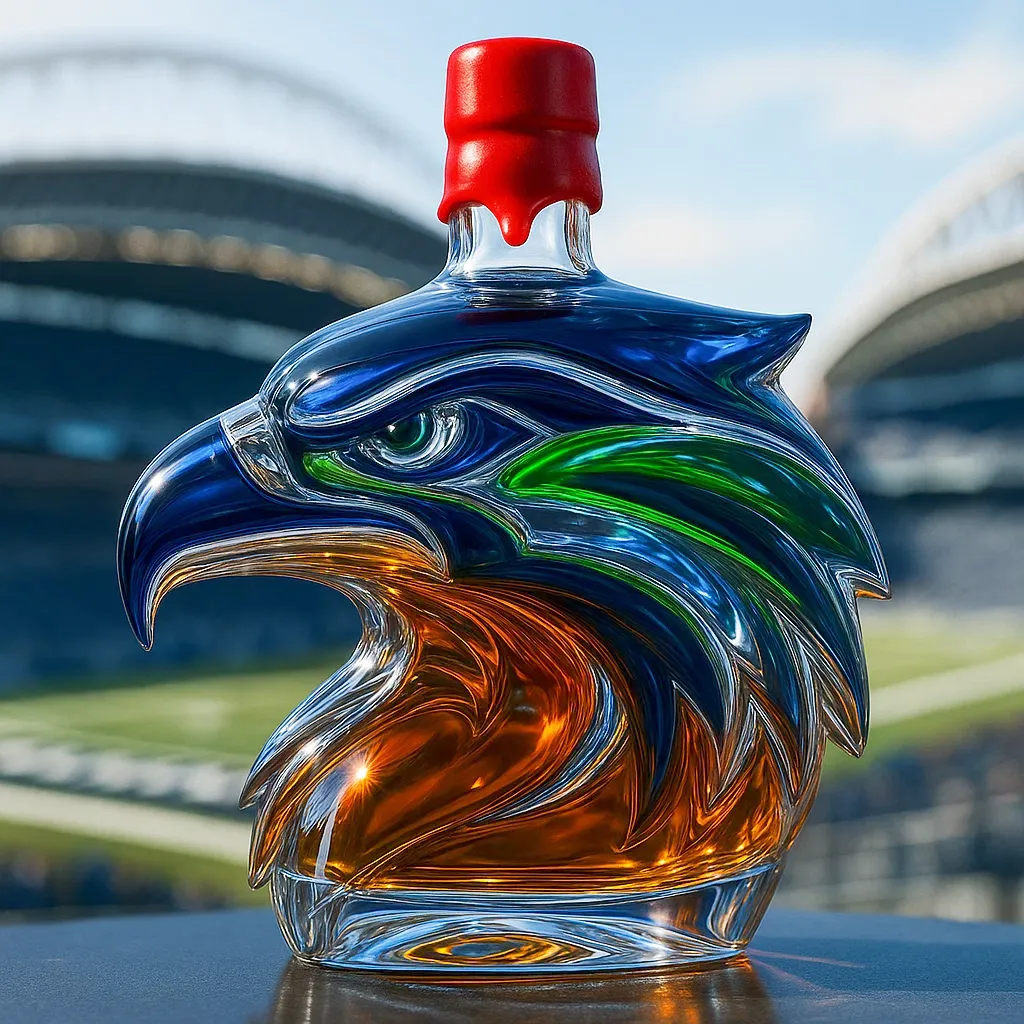 Seattle Seahawks Limited Edition Eagle Whisky Bottle