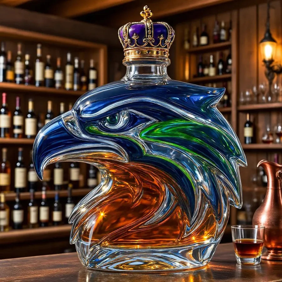 Seattle Seahawks Limited Edition Eagle Whisky Bottle