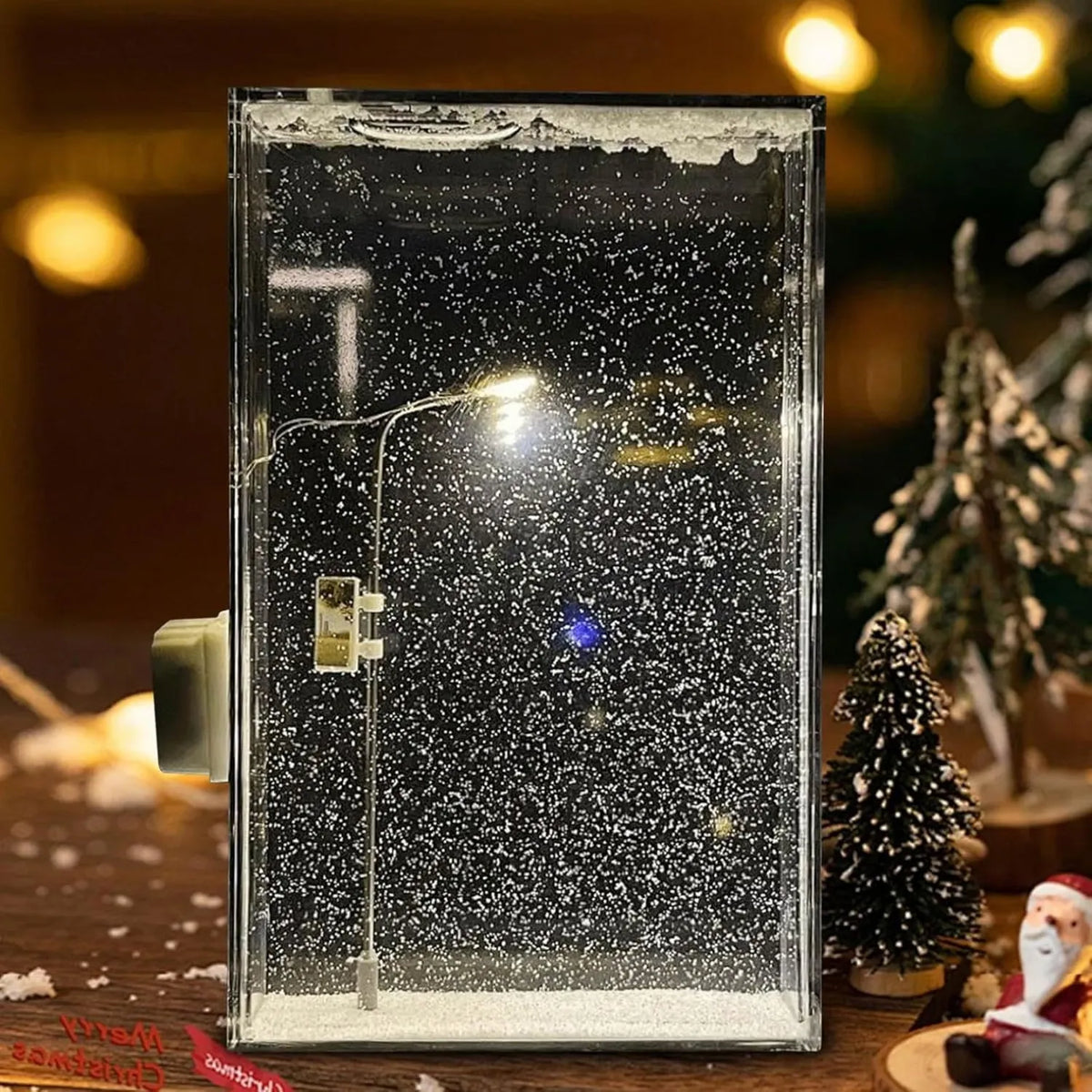 Snowy Night Street Lamp DIY Materials Street Flowing Lamp