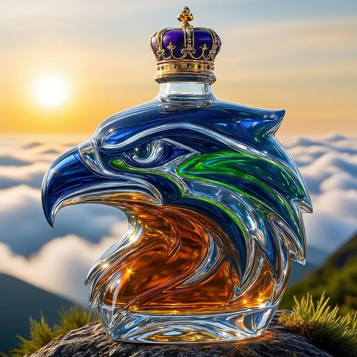 Seattle Seahawks Limited Edition Eagle Whisky Bottle