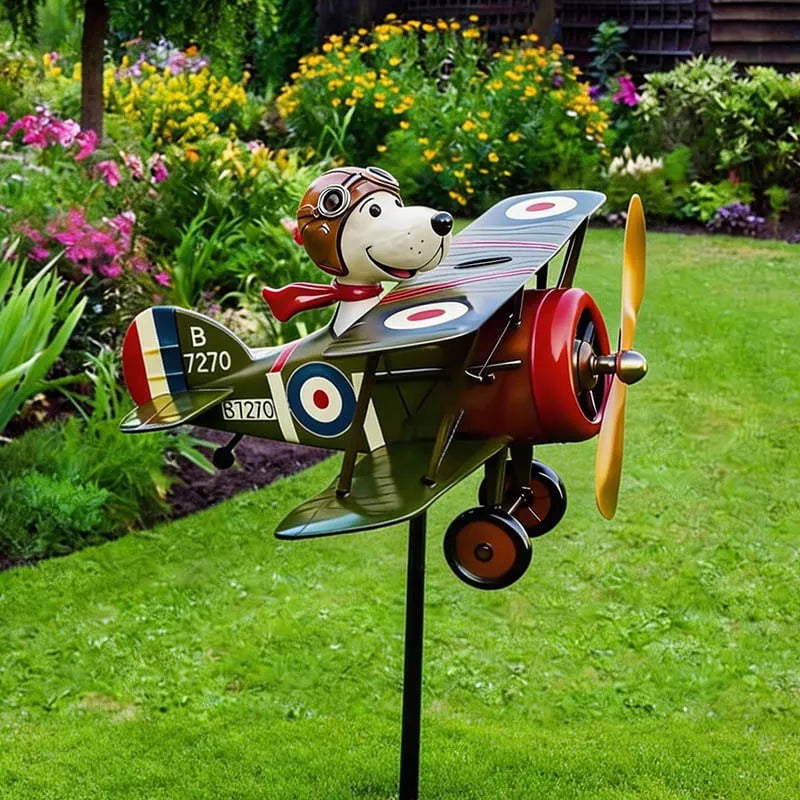 Pilot Puppy Garden Windmill