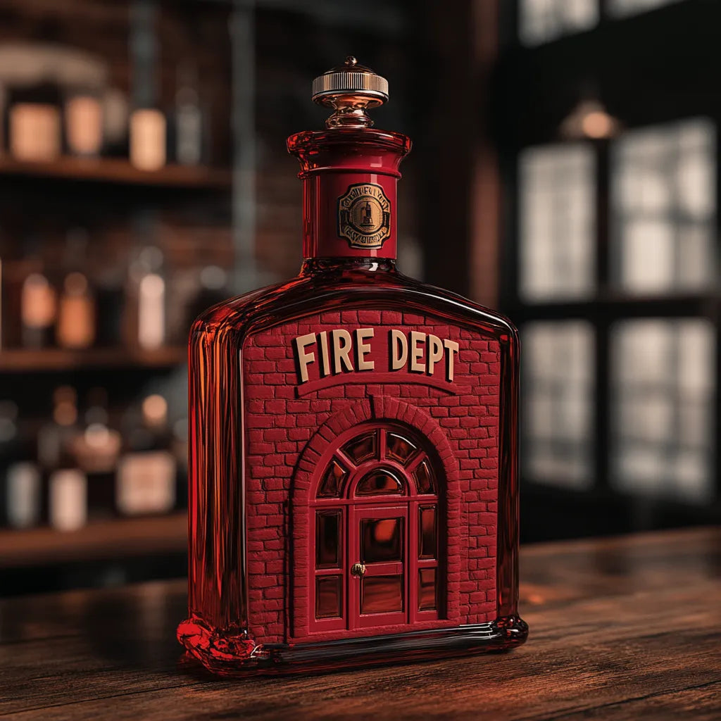 Fire Dept Whiskey Bottle