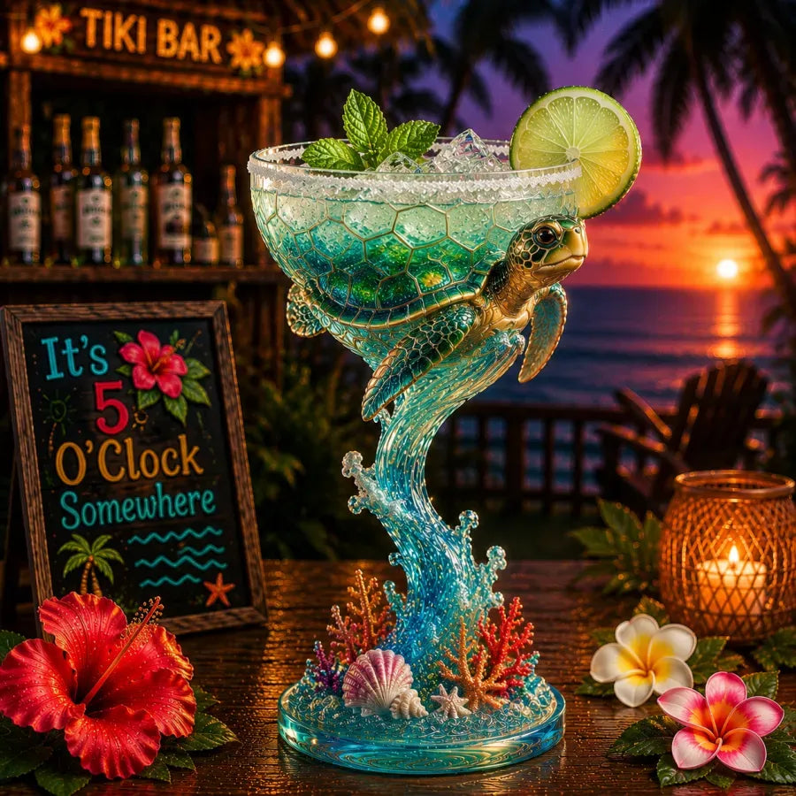 Tropical Margarita Glass