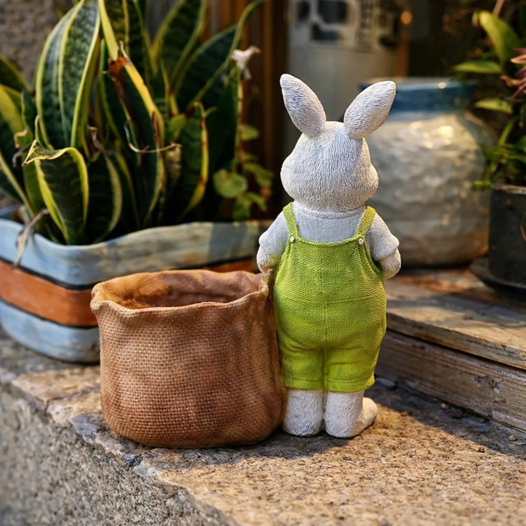 Hand-Painted Easter Bunny Decor