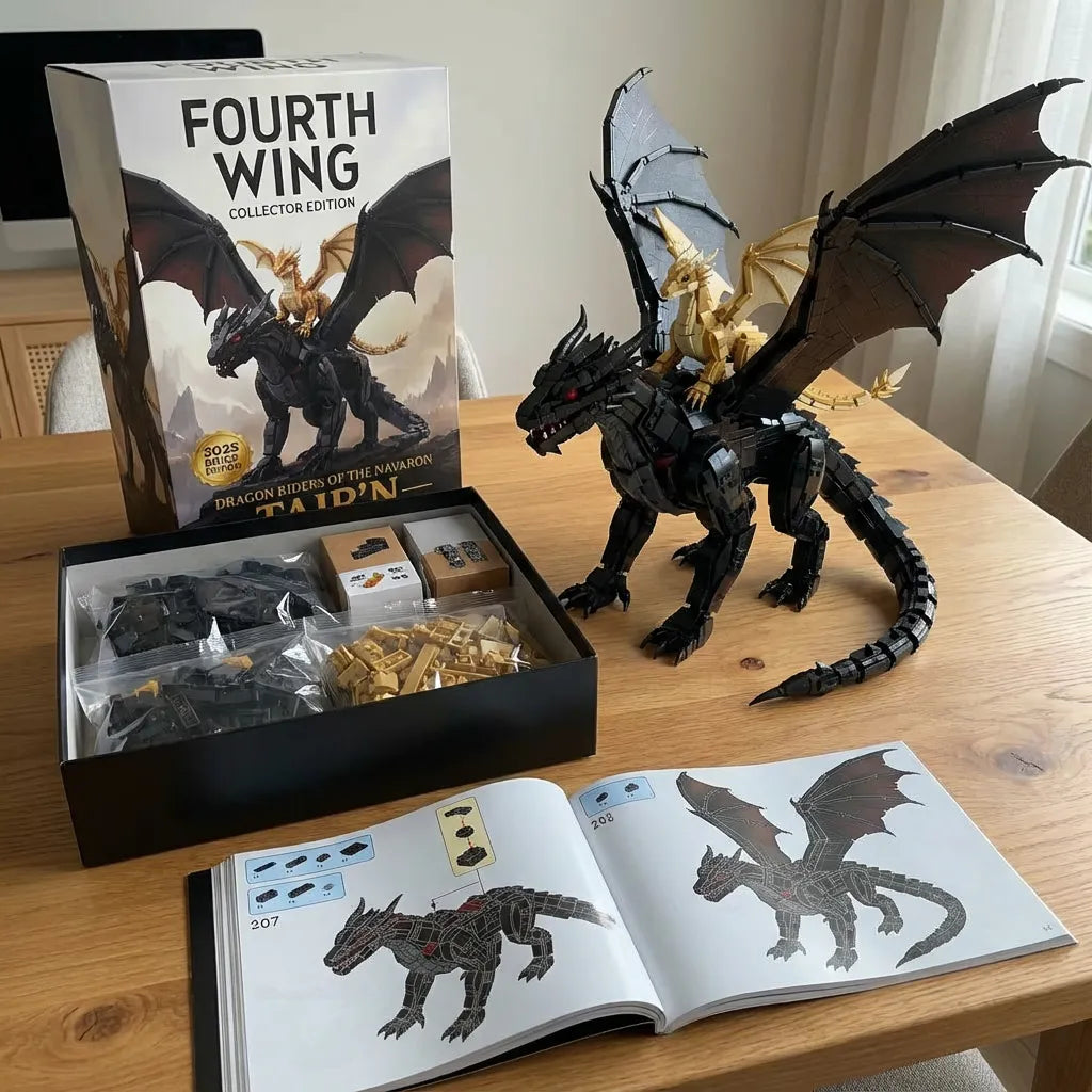 Fourth Wing: Tairn & Andarna Dual Dragon Collector Brick Edition