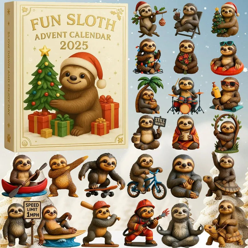 Fun Sloth Advent Calendar