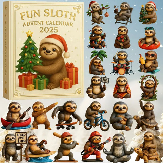 Fun Sloth Advent Calendar