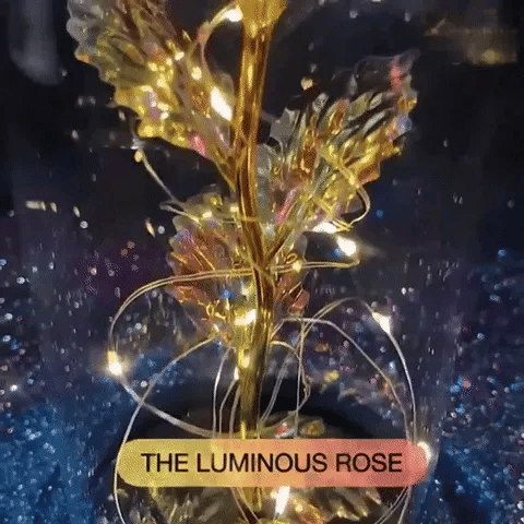 Eternal Rose Immortality Flower With Glass Cover
