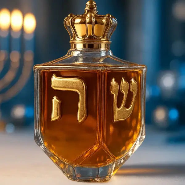 Hanukkah 2025 Dreidel Whiskey Bottle