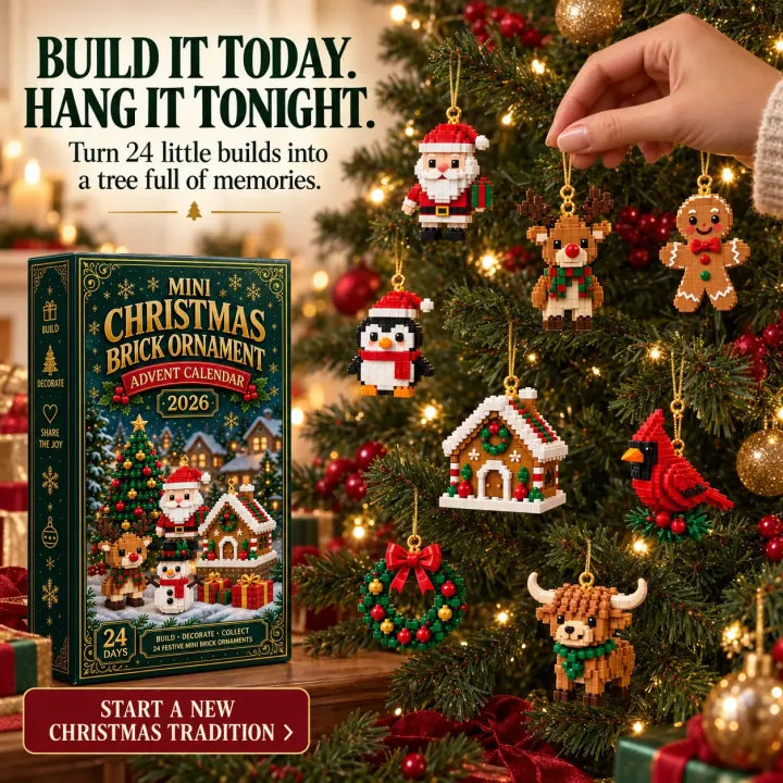 Christmas Brick Ornament Advent Calendar