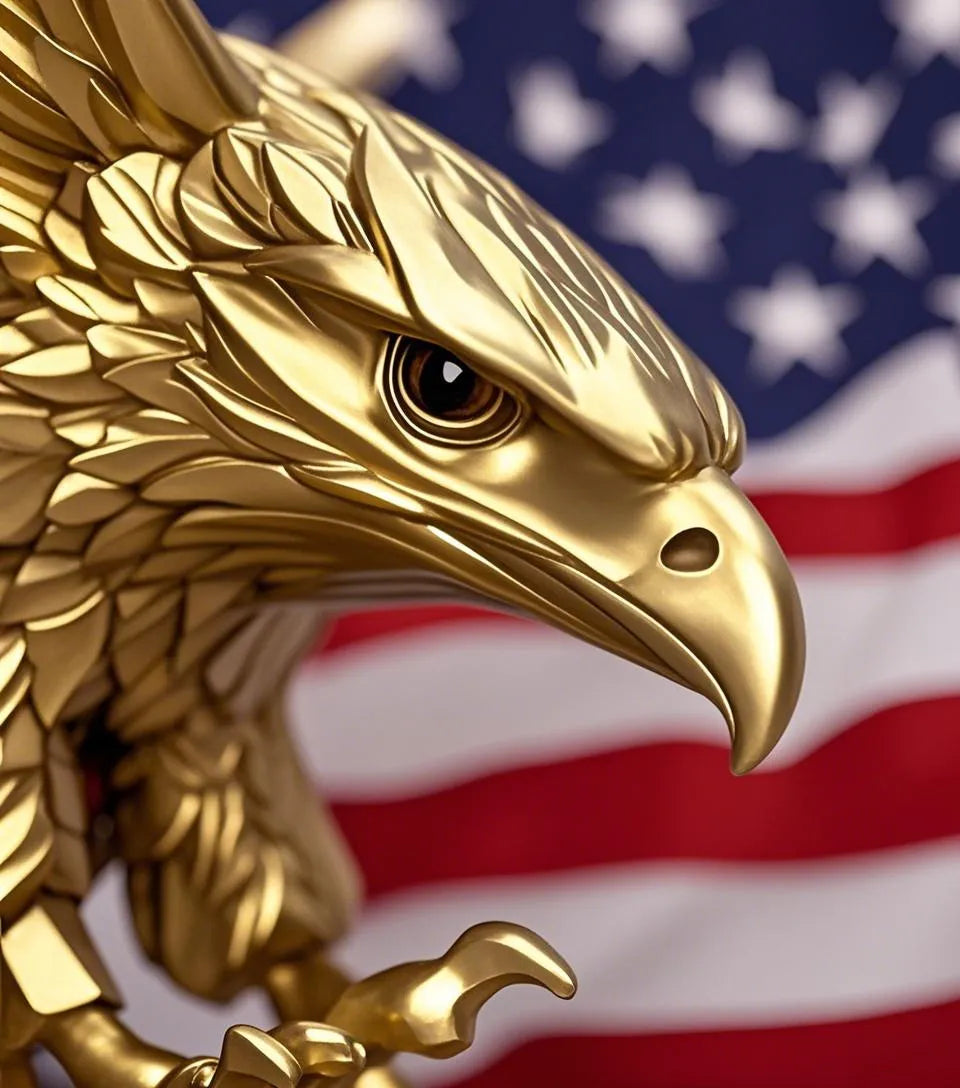 Brave Eagle Soaring Statue