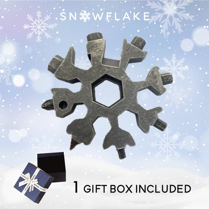 Snowflake - MultiTool 18-in-1 Stainless Steel