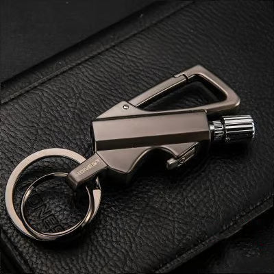Permanent Match Infinity Lighter with Multitool Keychain Bottle Opener
