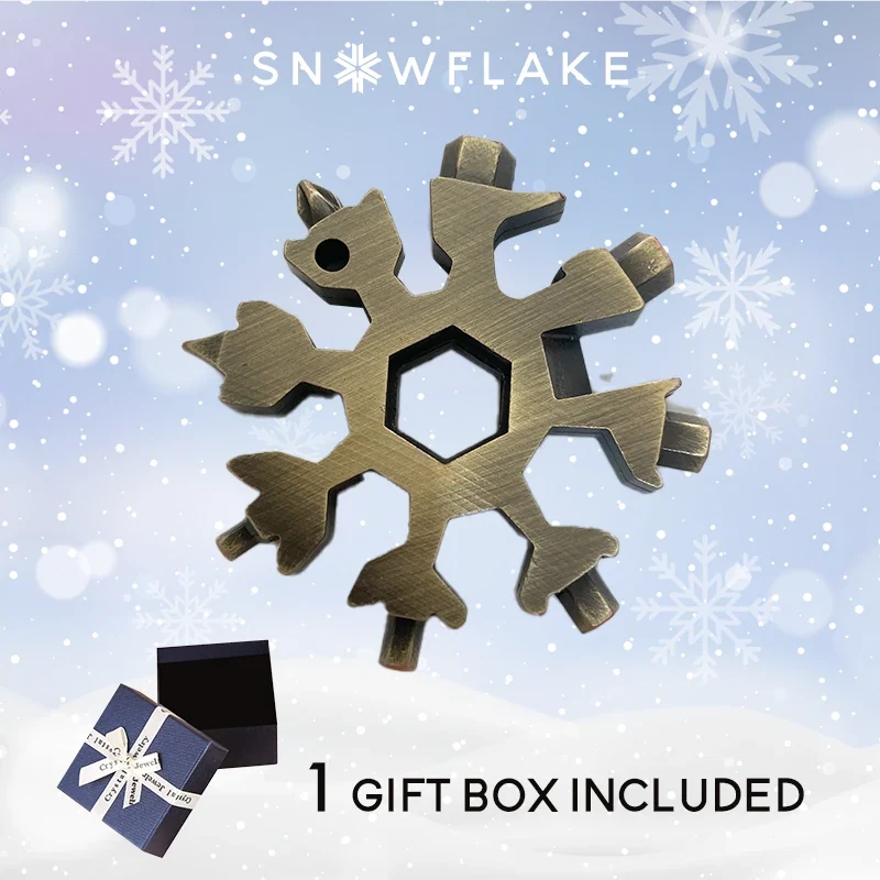 Snowflake - MultiTool 18-in-1 Stainless Steel
