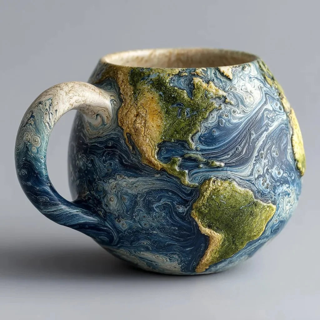 Planetary Mug Collection - Cosmic Ceramic Cups