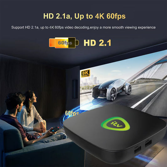 2025 TV Box: No Monthly Fees, 100% Free TV