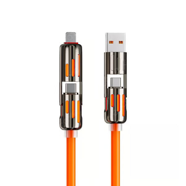 4-in-1 USB Charging Cable fast charging MAX 60W