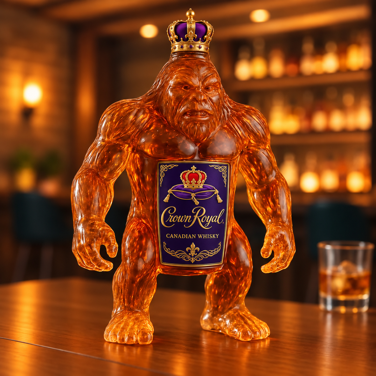 Bigfoot Whiskey Bottle