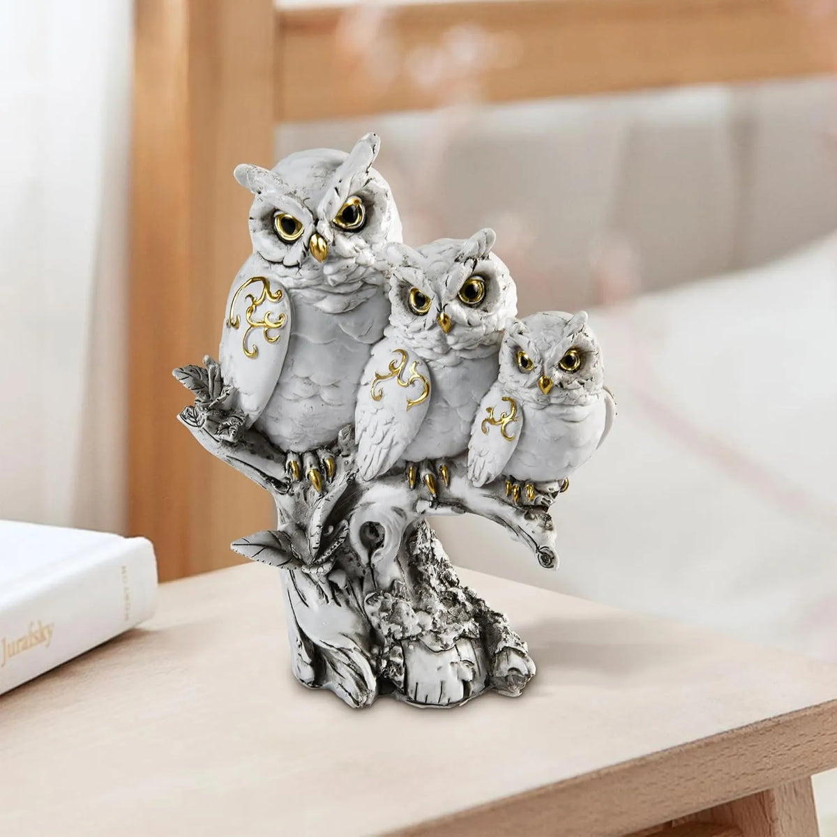 Owl Statue Resin Ornament