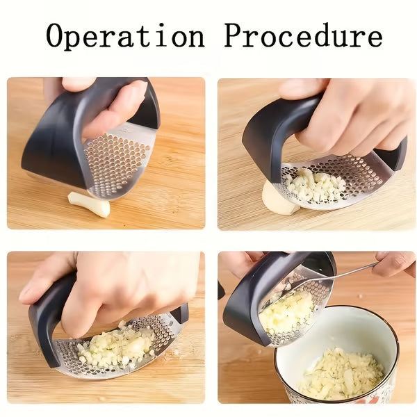 430 Stainless Steel Ring Garlic Press