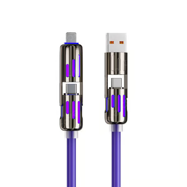 4-in-1 USB Charging Cable fast charging MAX 60W