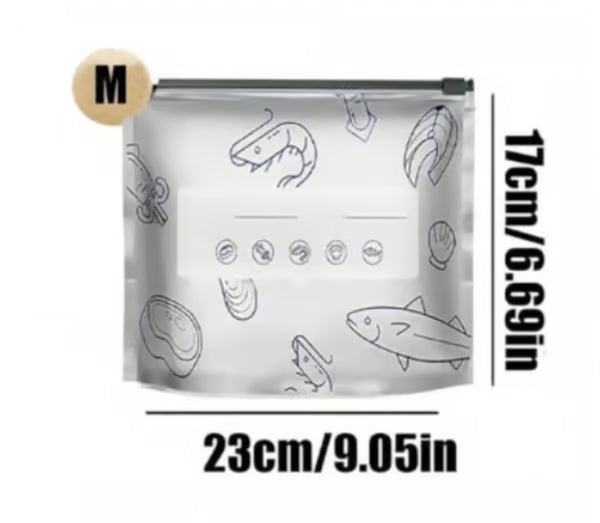Reusable Aluminum Foil Sealable Storage Bags