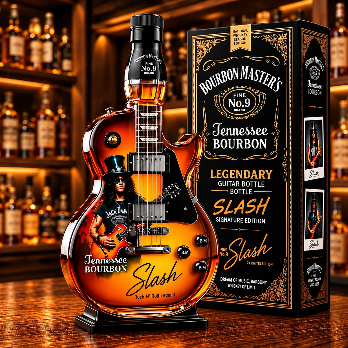 Slash Signature Collector’s Edition Whiskey Bottle