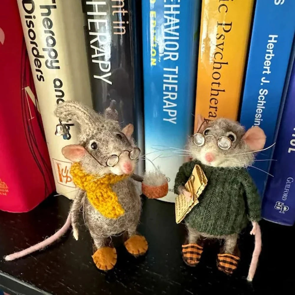 Handmade Cute Needle Felted Mouse