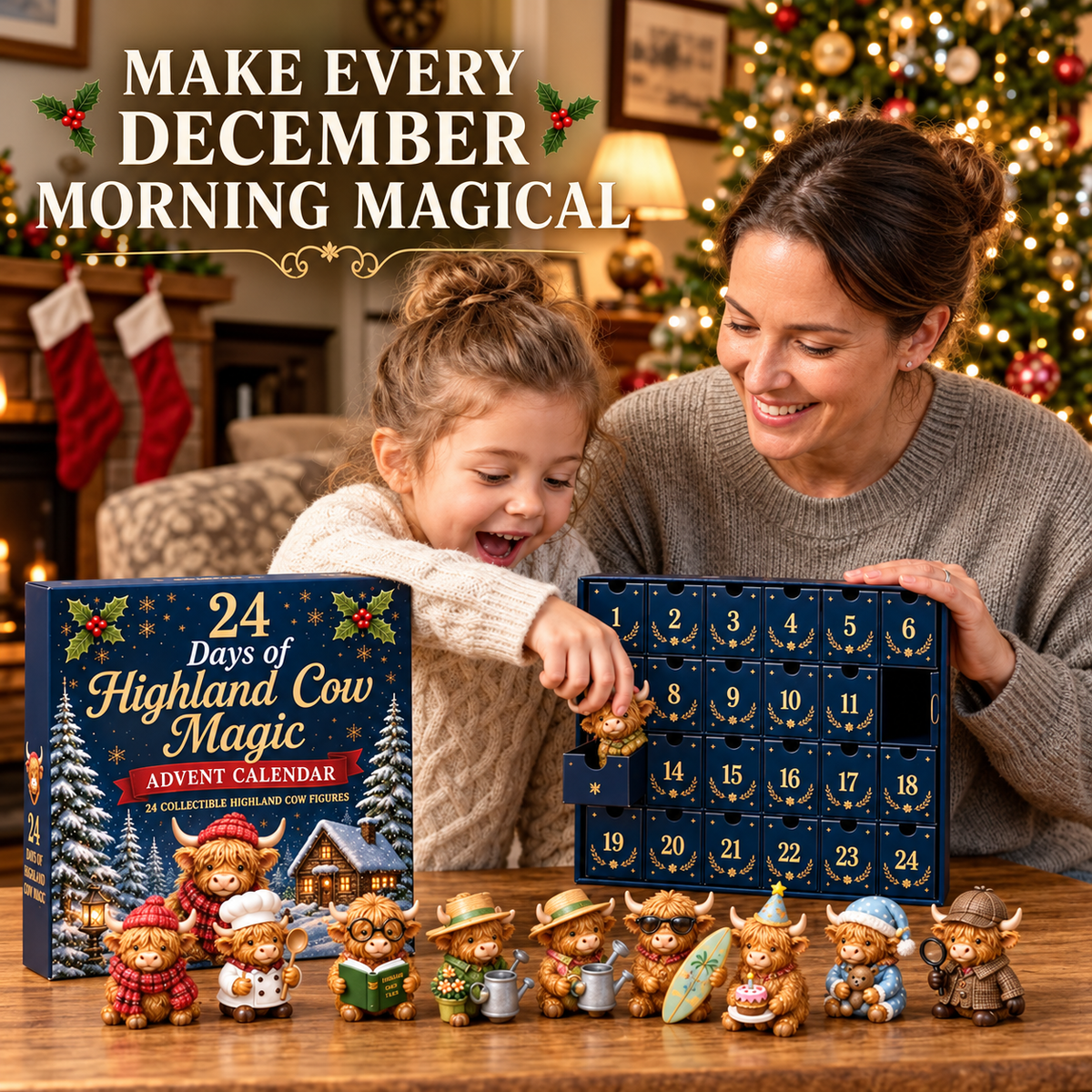 Highland Cow Advent Calendar