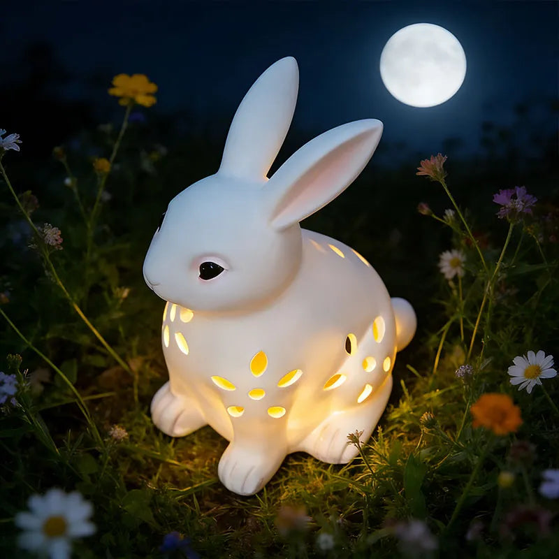Solar Easter Rabbit Garden Decor