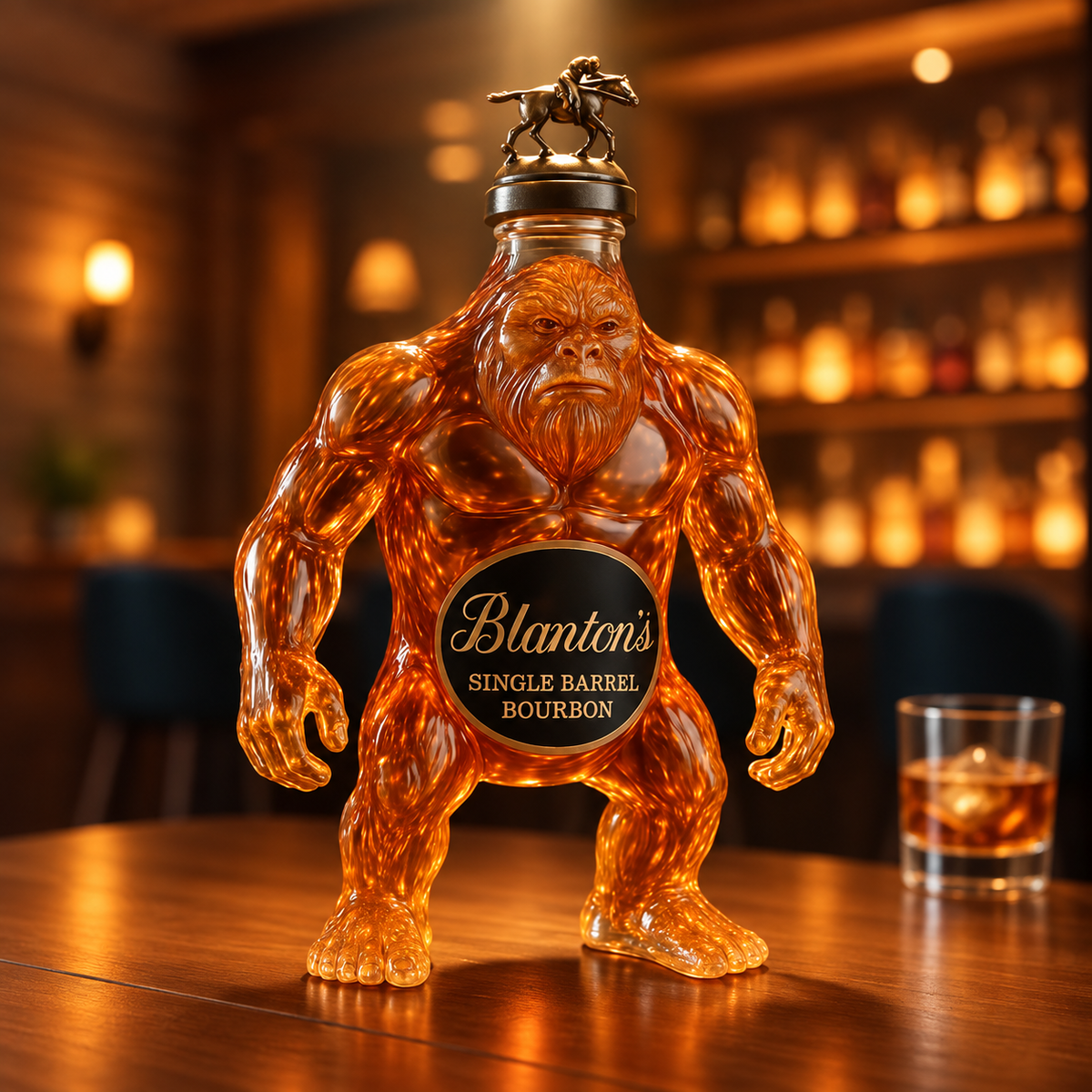 Bigfoot Whiskey Bottle