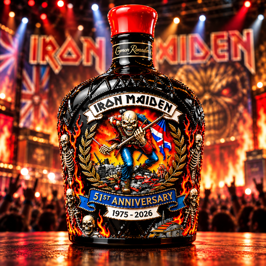 Iron Maiden 51st Anniversary 1975-2026 Whiskey Bottle