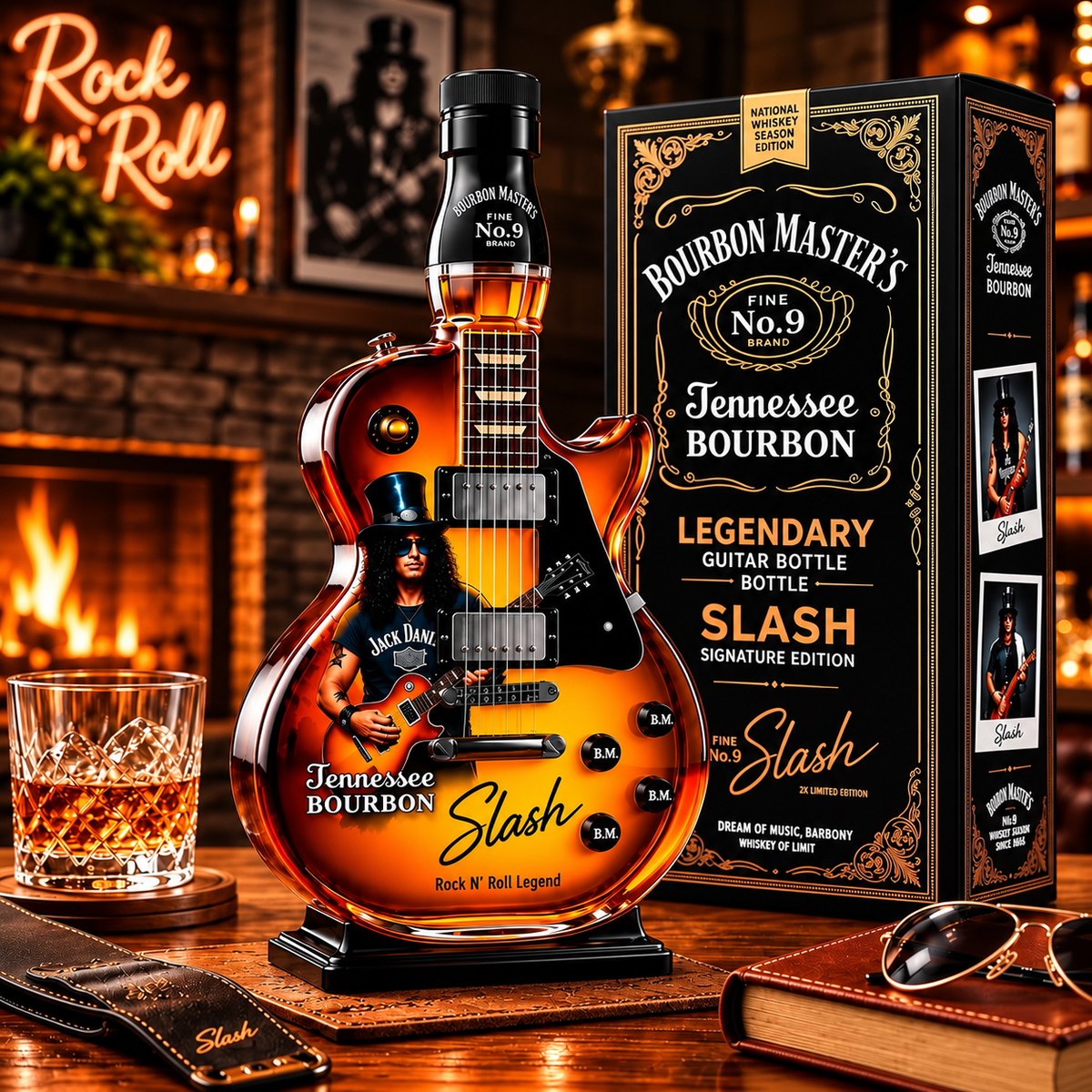 Slash Signature Collector’s Edition Whiskey Bottle