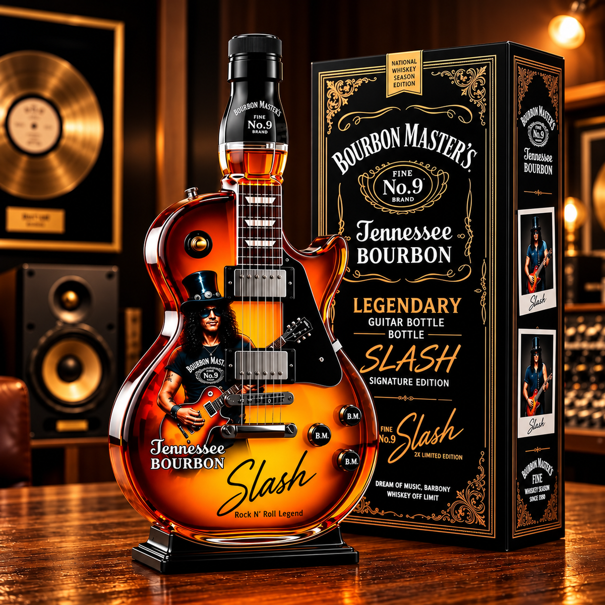 Slash Signature Collector’s Edition Whiskey Bottle