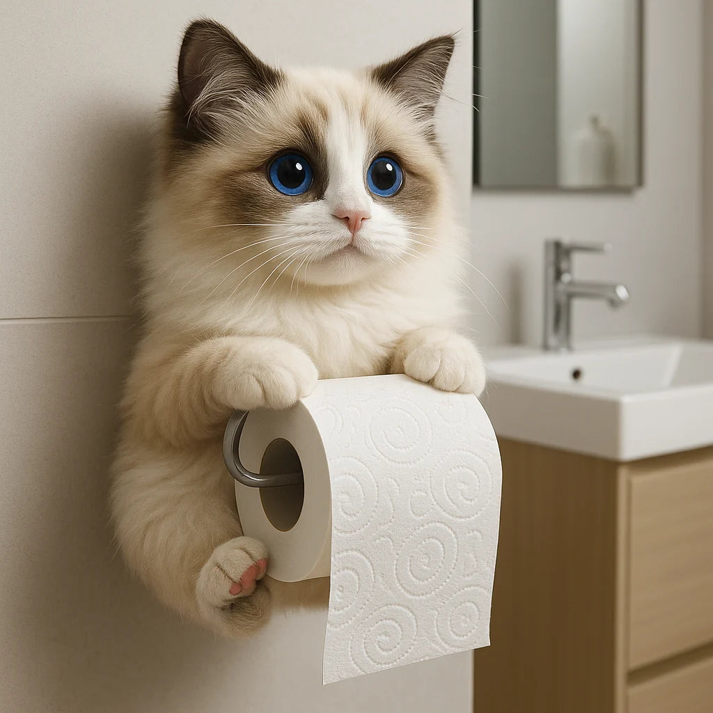 Cat Paper Holder
