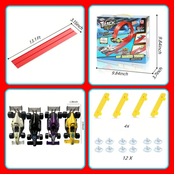 Christmas Surprise Gift: DIY Flexible Racing Track Toy