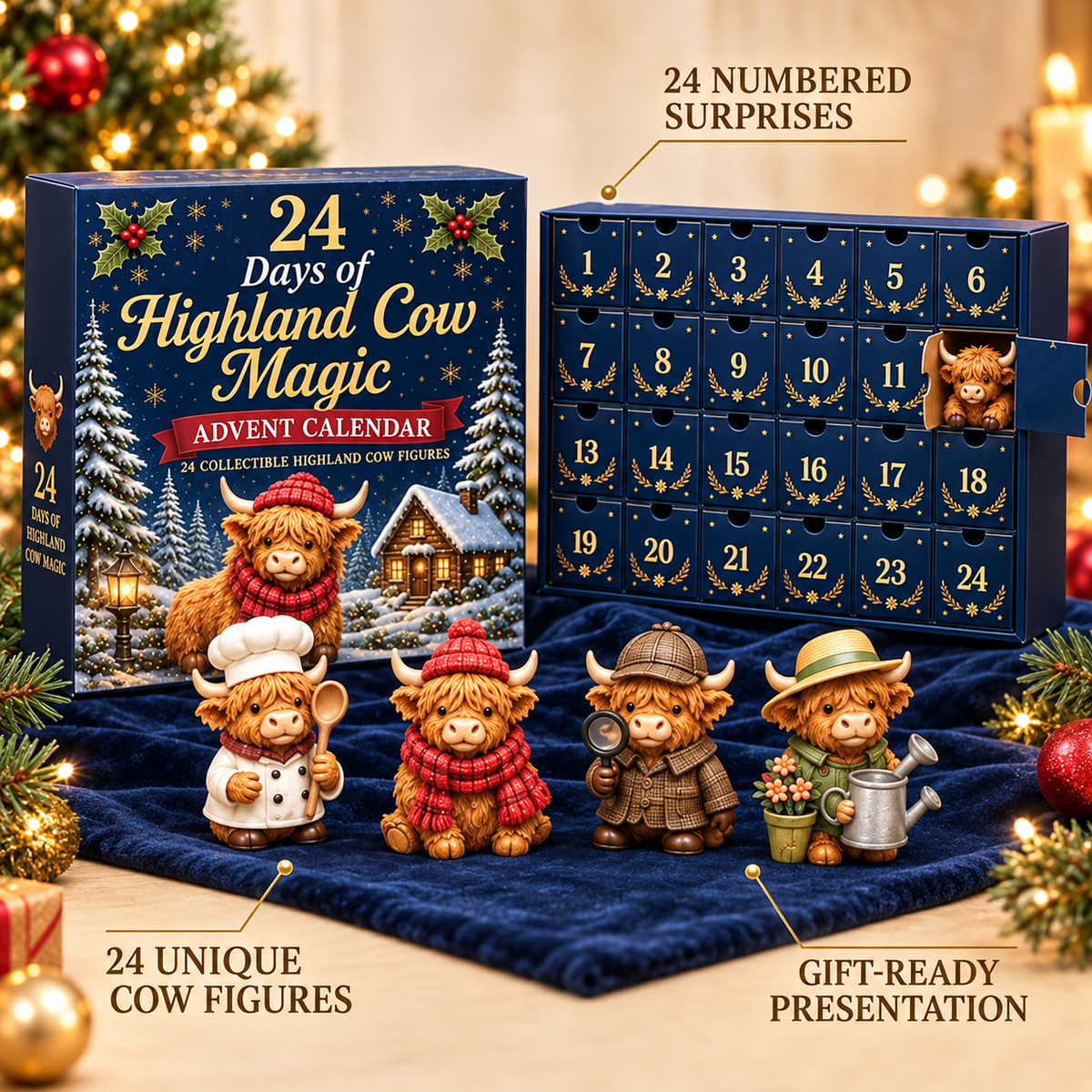 Highland Cow Advent Calendar