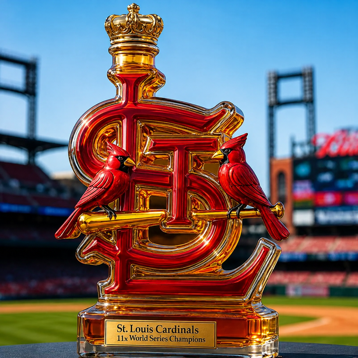 St. Louis Cardinals Limited Edition Whiskey Bottle