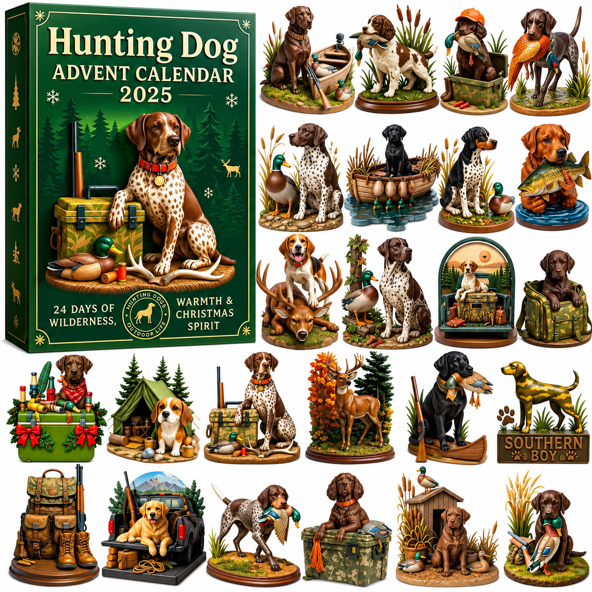 Hunting Dog Advent Calendar