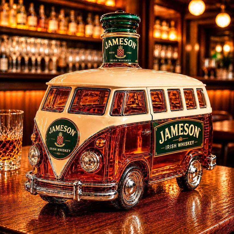 Camper Van Whiskey Bottle