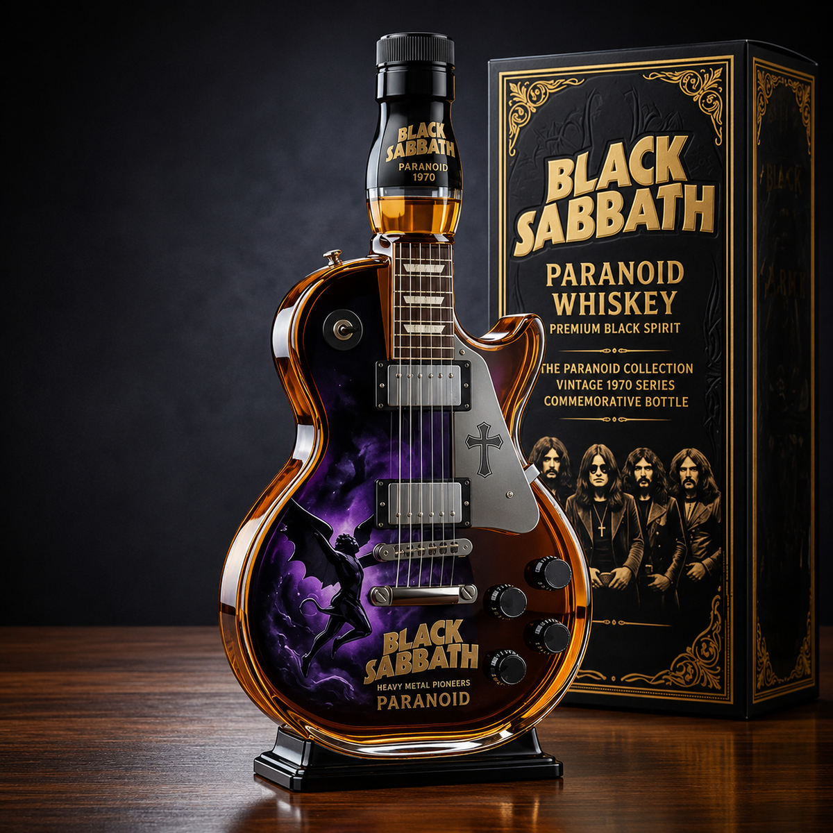 Rock & Spirit Heavy Metal Guitar Whiskey Decanter
