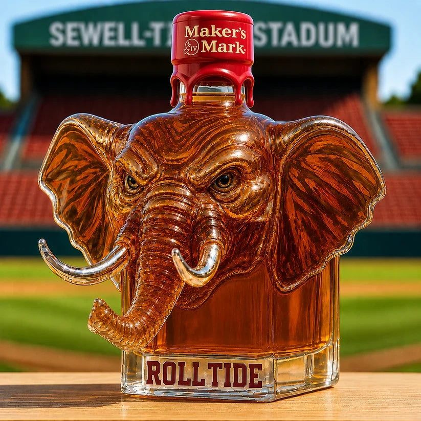 Majestic Elephant Whiskey Bottle