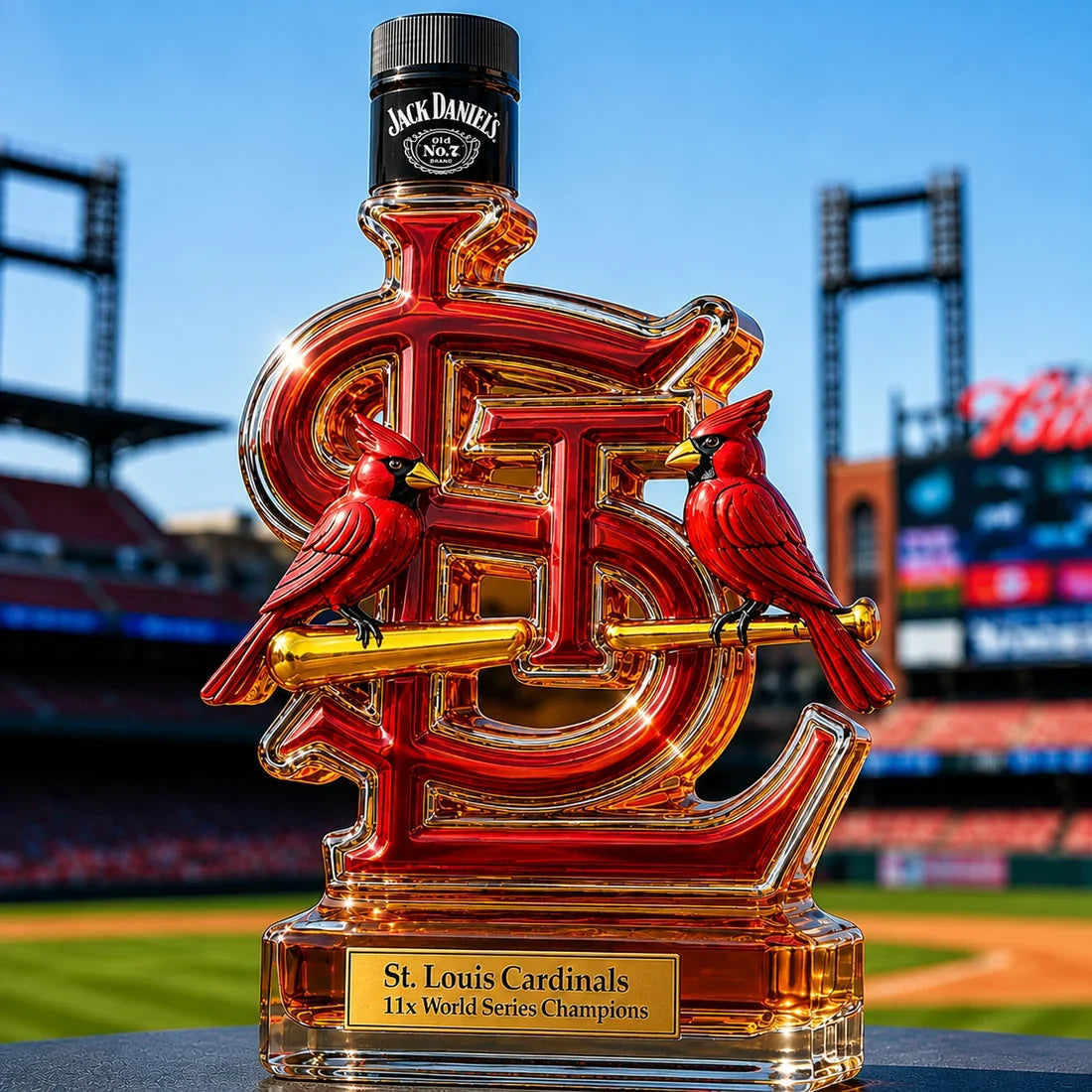 St. Louis Cardinals Limited Edition Whiskey Bottle