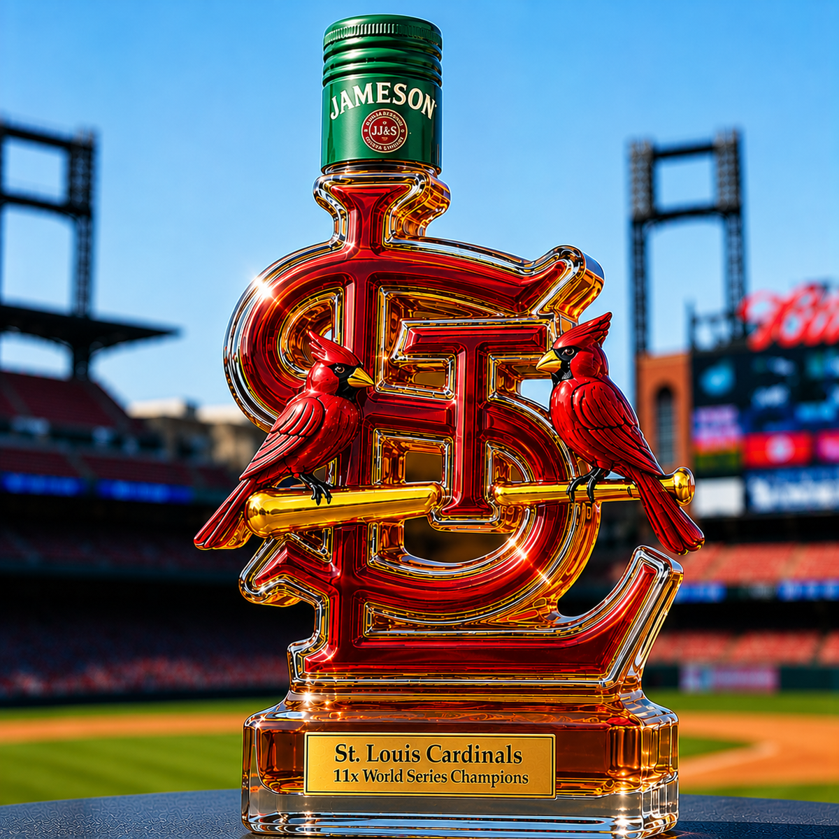 St. Louis Cardinals Limited Edition Whiskey Bottle