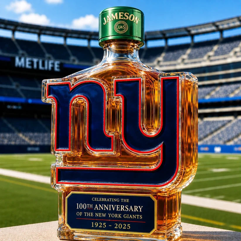 New York Giants 100th Anniversary Whisky Collector's Edition Bottle