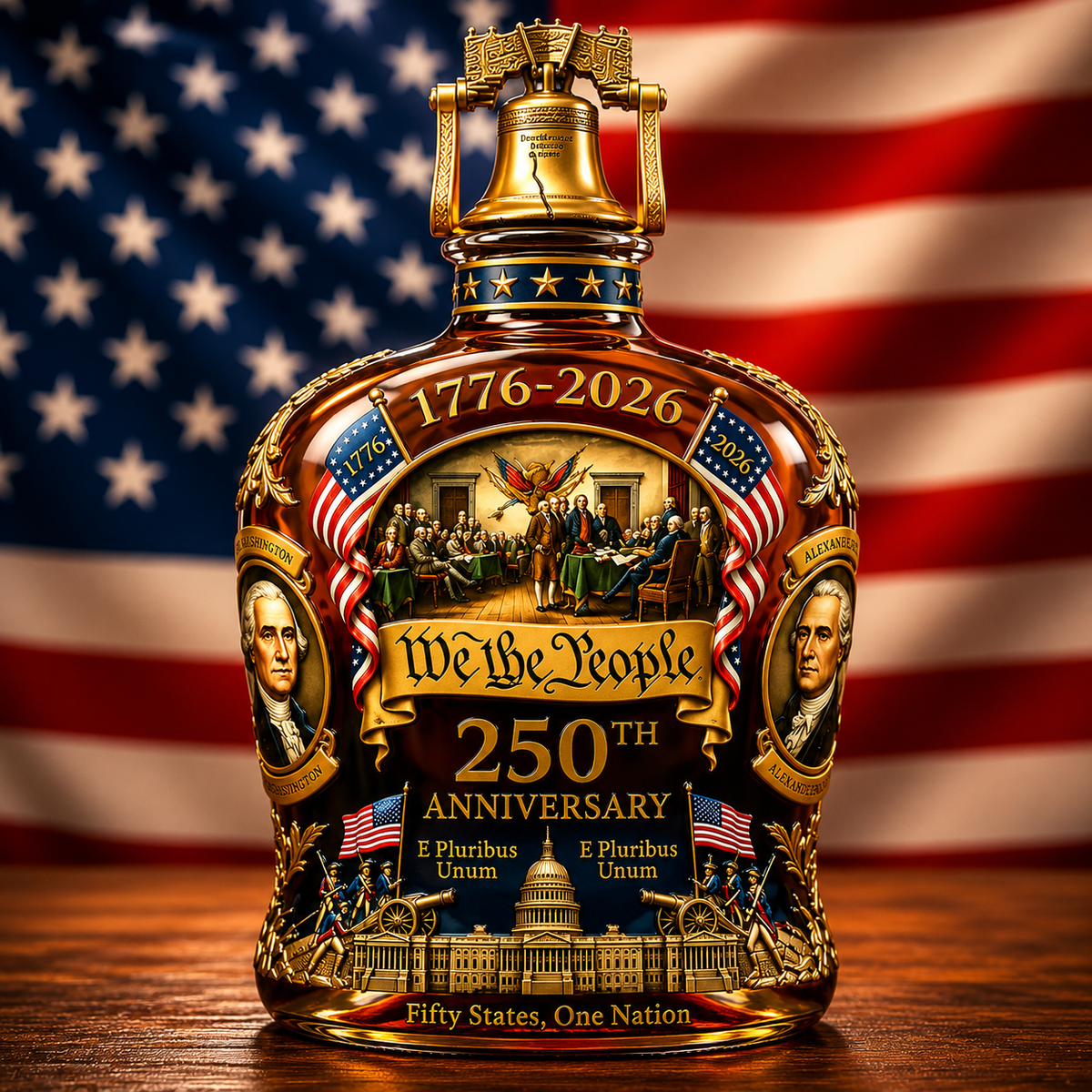 U.S. 250th Anniversary Commemorative Whiskey Decanter