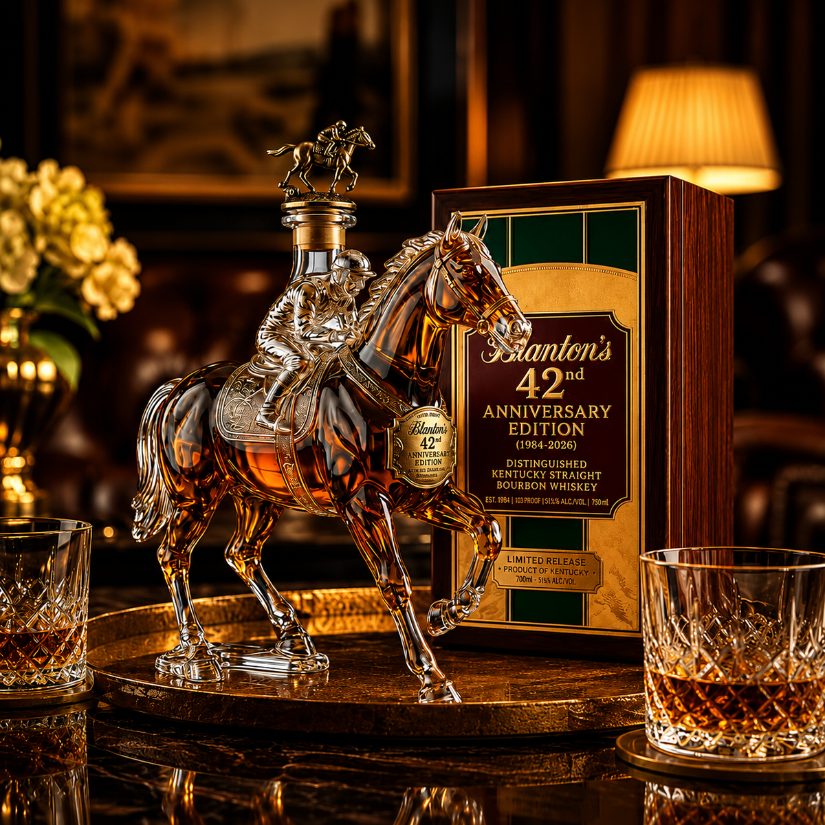 Blanton’s 42nd Anniversary Edition Whiskey Decanter