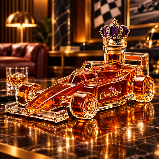 F1 Racing Car Whiskey Bottle